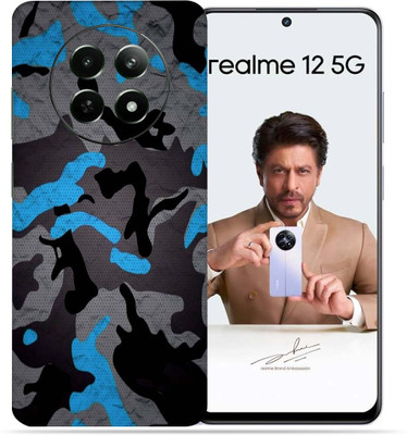 OggyBaba Realme 12 5g Mobile Skin(Camo Blue)