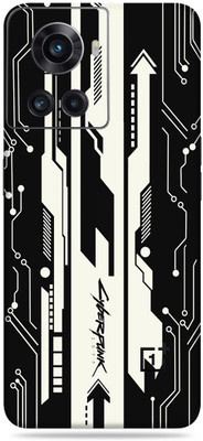 SkinoMania Oneplus 10R-5G Mobile Skin(B&W Cyber)