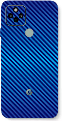AsSkin Google Pixel 5 Mobile Skin(Ultra Super Blue Cf With High Matte Finish.)