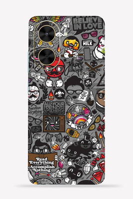 Gizmo Wraps Redmi C71 5g Mobile Skin(Zombie Graffiti)