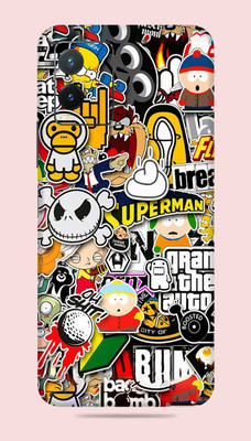 Gizmo Wraps Vivo T1x Mobile Skin(Multicolor)