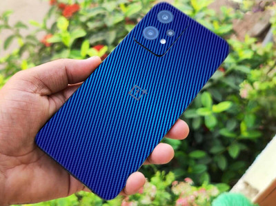 TJ CREATION OnePlus Nord CE 2 Lite 5G Mobile Skin(Ulltra Super Royal Blue Carbon foriber Skin With High Matte Finish., Mobile Skin (Back+Side+Camera))
