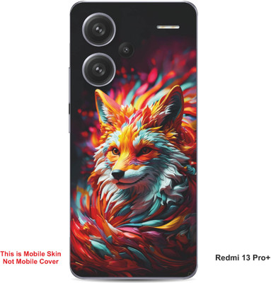 VYBE The Smart Choice Redmi 13 Pro Plus Wolf Embossed Mobile Skin(Bee Yellow 9)