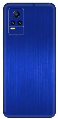 Vcare GadGets Vivo Y21e 5 G Mobile Skin(Blue Titanium Dark)