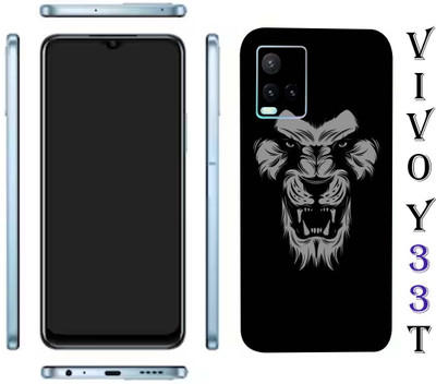 LAMHA Vivo Y33T Mobile Skin(Ultra Super Black Loin Skin With High Matte Finish.)