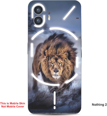 VYBE The Smart Choice Nothing 2 Lion Embossed Mobile Skin(Judge Grey 6)
