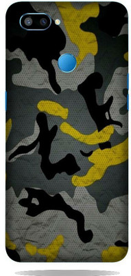 TJ CREATION Realme U1, Realme U1 Mobile Skin(Ultra Super Camouflage Yellow Skin With High Matte Finish., Mobile Skin (Back+Side+Camera))