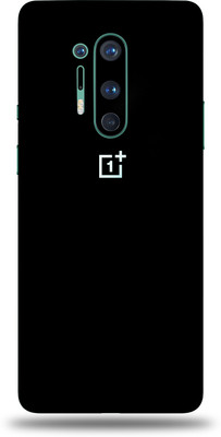 AsSkin Oneplus 8Pro Mobile Skin(Coal Black Matte Skin With Glossy Matte Finish.)