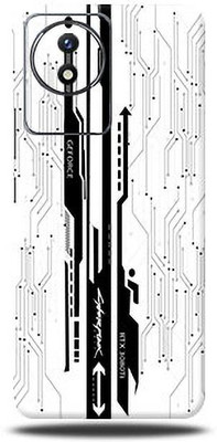 Mclaxa VIVO Y02 4G, RW Cyberpunk For Vivo Y 02 4g, vivo y02 4g Mobile Skin(RW Cyberpunk (Mobile Skin With camera protector (Back + Camera + Side))