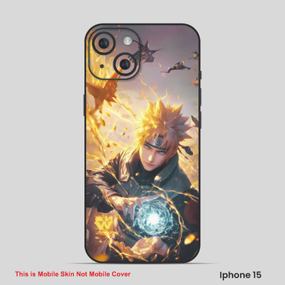 VYBE The Smart Choice iPhone 15 Zoro Embossed Mobile Skin(Congo Brown 18)