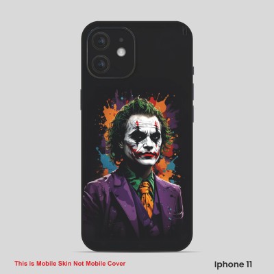 VYBE The Smart Choice iPhone 11 Horror Mobile Skin(Baltic Black, Multi 10)