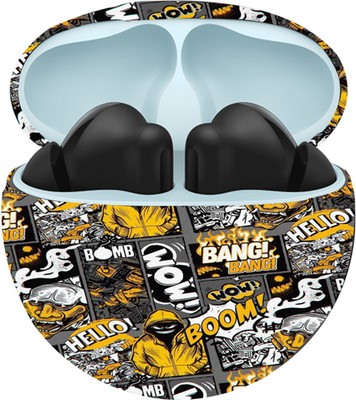 Gizmo Wraps Oppo Ecno Buds 2, Bang, Oppo Ecno Buds 2 Mobile Skin(Bang Ultra Super Skin With High Matte Finish.)