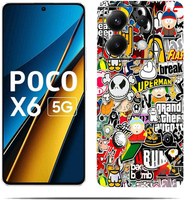 LAMHA POCO X6 5G Mobile Skin(Ultra Super Real Colour Skin With HiighQuality MatteFinish_thanks)