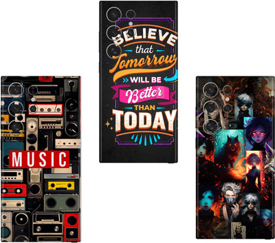 SKINADDA SAMSUNG GALAXY S23 PLUS 5G(PACK OF 3 skin)Camera&Back Protector Premium Vinyl Mobile Skin(Multicolor)