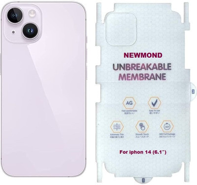 Newmond 360 Full Back Protection Mambrane, For IPHONE 14 Mobile Skin(TRANSPERENT, White)