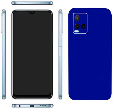Pochanki Vivo Y33t Mobile Skin(Blue Matte Skin With Glossy Matte Finish.)