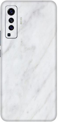 Vcare GadGets Vivo X50 Mobile Skin(Marble White 1)
