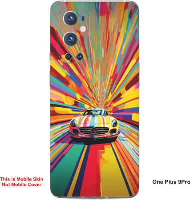 VYBE The Smart Choice One Plus 9 Pro Abstract Embossed Mobile Skin(Bashful Pink A5)