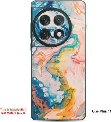 VYBE The Smart Choice One Plus 11 Abstract Embossed Mobile Skin(Dust Storm A11)