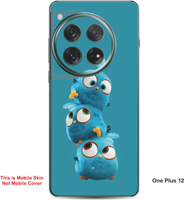 VYBE The Smart Choice One Plus 12 Jay,Jake & Jim Embossed Mobile Skin(Sea Blue 28)