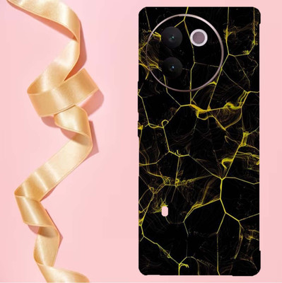 AsSkin Vivo V30e 5G Mobile Skin(Golden Abstract Skin With Glossy Matte Finish.)