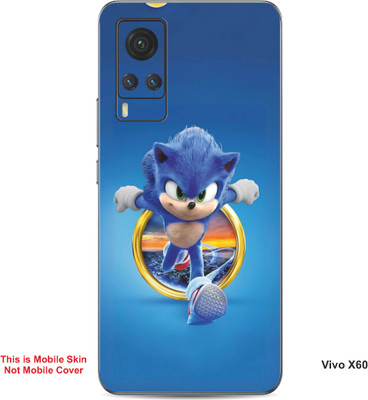 VYBE The Smart Choice Vivo X60 Sonic The Hedgehog Embossed Mobile Skin(Bluish B9)