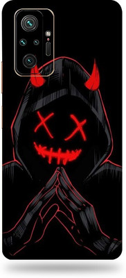 BugguSkin Redmi Note 10 Pro Max Mobile Skin(Ultra Super Black Devil Skin With High Matte Finish., Mobile Skin (Back+Side+Camera))