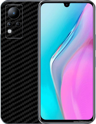 candeal mart Infinix Note 11 carbon fiber 3D back skin / sticker wrap / Protective film Mobile Skin(Black)