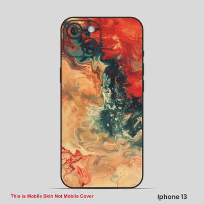 VYBE The Smart Choice iPhone 13 ART Mobile Skin(Multi color SKI E34)