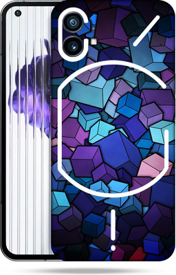 SkinoMania Nothing-Phone(1) Mobile Skin(Multicolor Cubes Vector)