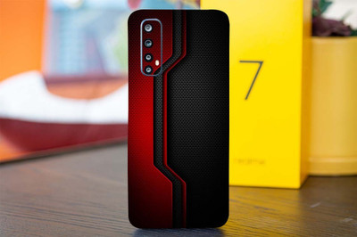 AsSkin Realme 7 Mobile Skin(Red Pattren Skin With High Matte Finish)