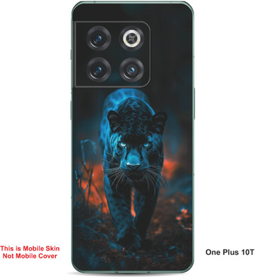 VYBE The Smart Choice One Plus 10T Black Panther Mobile Skin(Bluish Cyan 31)