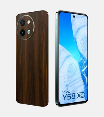 OggyBaba Vivo Y58 5g Mobile Skin(Mahogany-Wood)