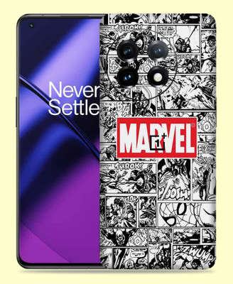 WeCre8 Skin's Oneplus 11R 5G Mobile Skin(Red Comic Marvel Multicolor Mobile Skin)