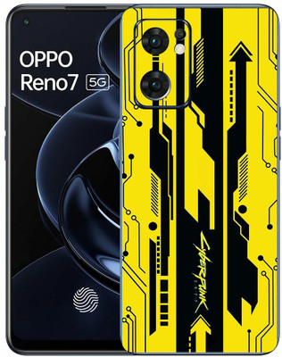 FCS Oppo Reno7 5G Printed Back Skin: Cyberpunk Mobile Skin(Cyberpunk Skin)