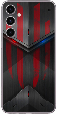 FCS Samsung Galaxy M34 5G Printed Back skin Mobile Skin(Red Magic Texture)