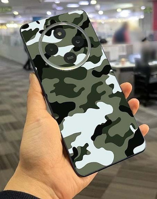 BUGGU Redmi 14C 5G mobile skin Mobile Skin(WHITE AND GREEN)