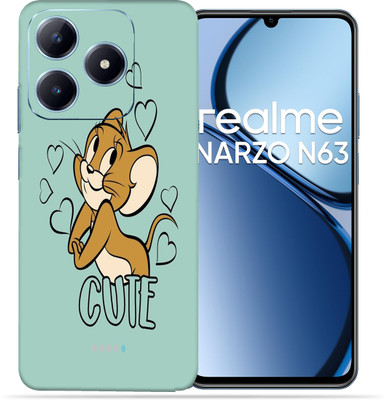 OggyBaba OggyBaba Realme Narzo N63 Mobile Skin(Cute Cat)
