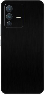 Vcare GadGets Brushed Black vivo V23 5G Mobile Skin(Brushed Black)
