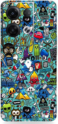 SkinoMania Oppo Reno 8 Pro 5G Mobile Skin(Multicolor Dang)