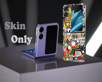 LAMHA OPPO Find N2 Flip Skin Sticker Mobile Skin(Multicolor)
