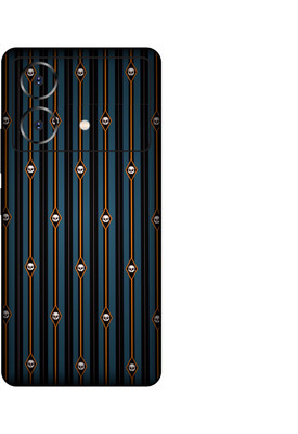 wrap craft POCO X6 5G Premium Vinyl BACK Mobile Skin(Multicolor)