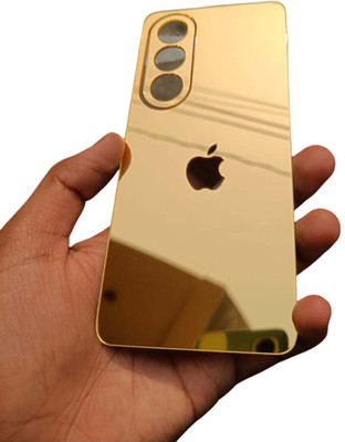 TWUAOP OPPO K12X 5G MOBILE SKIN ACRYLIC SHEET MIRROR BACK PANNEL APPLE Mobile Skin(Gold)