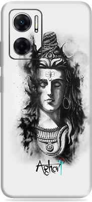 SkinoMania Redmi 11 Prime(5G) Mobile Skin(B&W Mahadev Trident)