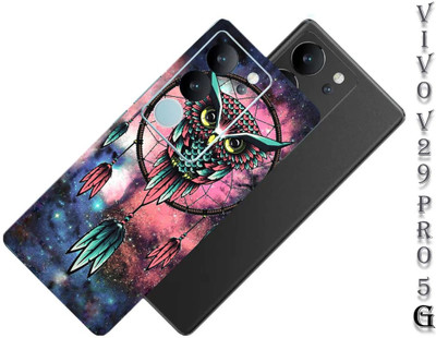 Pochanki Vivo V29 Pro 5G Mobile Skin(Rainbow Owl Back Skin Multicolor)