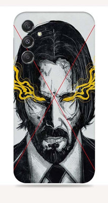 SkinoMania SAMSUNG Galaxy M34 5G Mobile Skin(John Wick yellow Eyes)