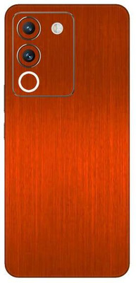 Vcare GadGets Vivo Y200 5G Mobile Skin(Orange Brushed)