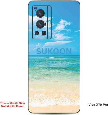 VYBE The Smart Choice Vivo X70 Pro Naturel Mobile Skin(Denim Blue 13)