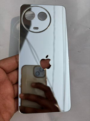 TWUAOP REALME 11 5G MIRROR BACK PANNEL ACRYLIC SHEET Mobile Skin(Silver)