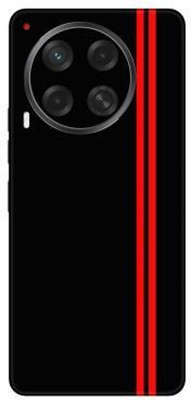 Vcare GadGets Camon 30 (5G) Mobile Skin(Red & Black)